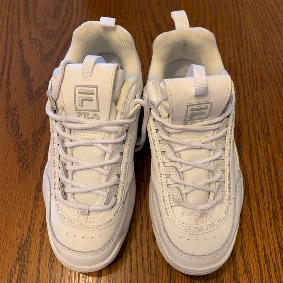 White Fila Sneakers - Picture 2 of 3